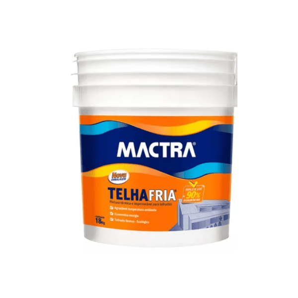 Impermeabilizante P/telhas Telhafria 18kg Mactra 