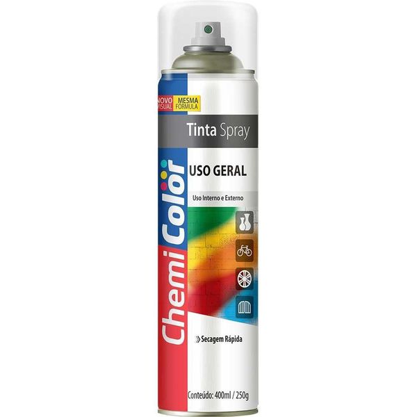 Tinta Spray Uso Geral 400ML/250G Chemicolor