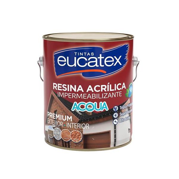 Resina Acrílica Base Água 3,6L Eucatex