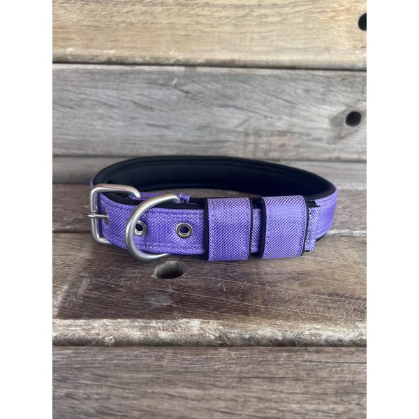 COLEIRA SUPERCONFORT 3cm lilás/preto