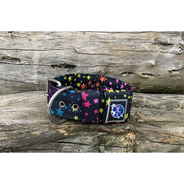 COLEIRA ESTAMPADA 5cm estrela
