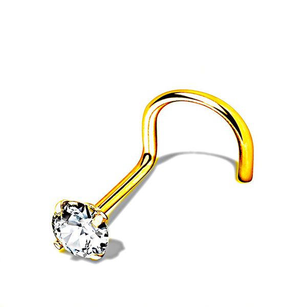 Nostril Com Pedrinha Swarovski Com Garra Pedrinha 2mm