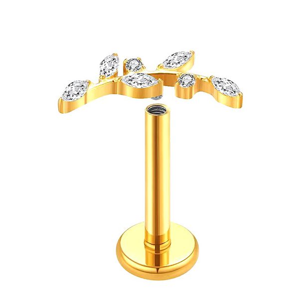 Labrete 5 Navetes e Detalhe de 2 Pedras Redondas 