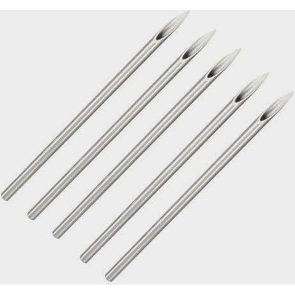 Agulhas Body Piercing Perfuração Reta e Curva