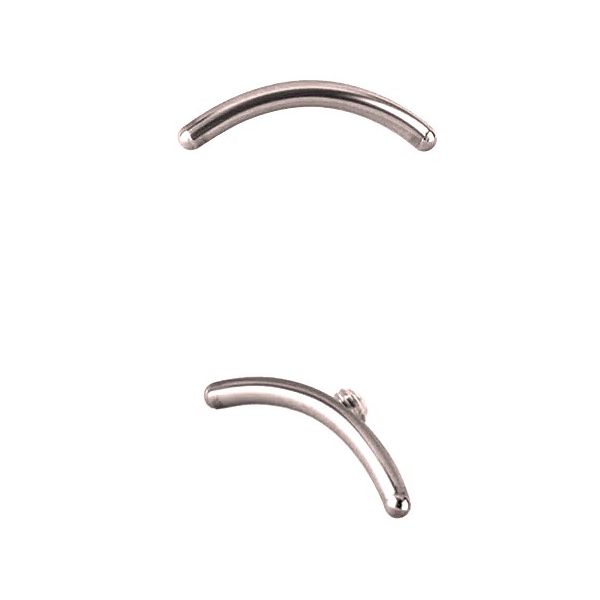 Labret Cluster curvado Titanio Rosca Interna 