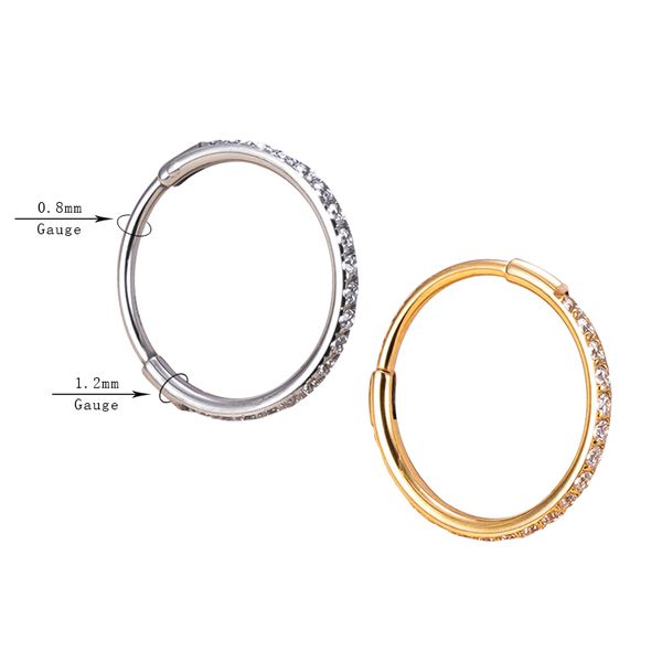 Argola Segmentada Com Pedraria Czmodelo Com Reducao