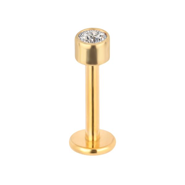 Labret Ponto De Luz Com Zirconia Encrustada
