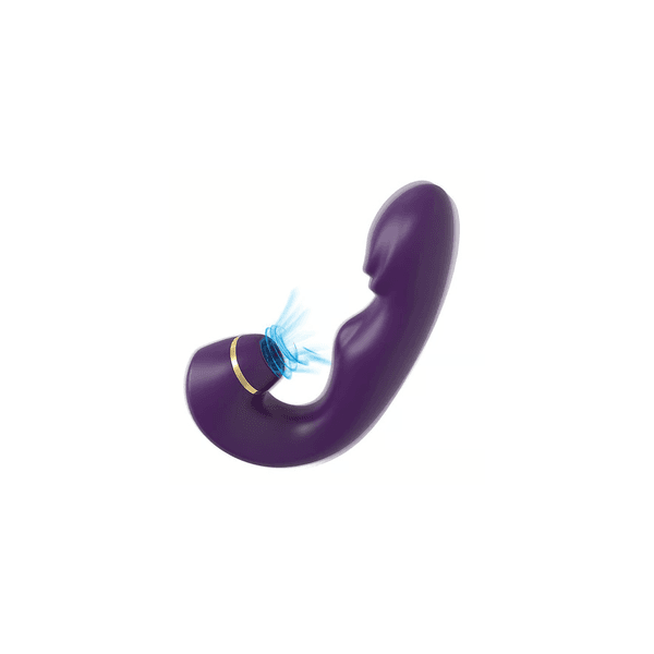 Vibrador de Ponto G e Clitóris com Dedilhar