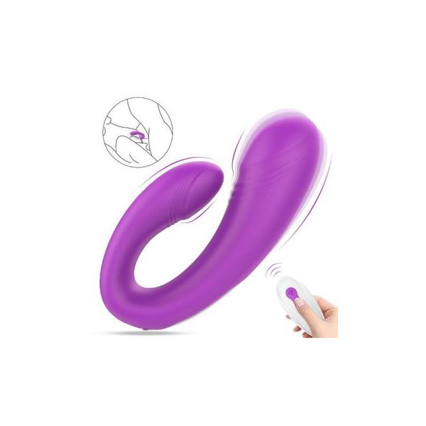 Vibrador de Casal com Controle Recarregável - Heart Sweety-Rct 