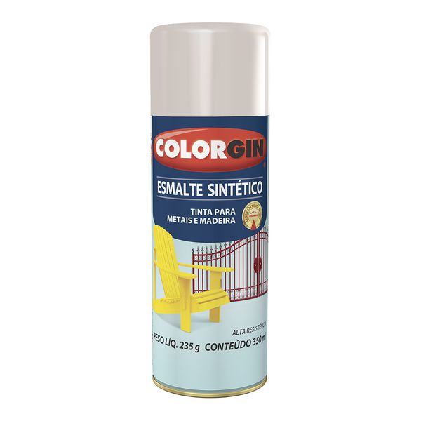 Spray Esmalte Sintético Platina - Colorgin