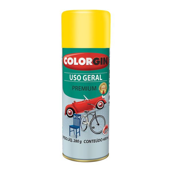 Spray Uso Geral Amarelo - Colorgin