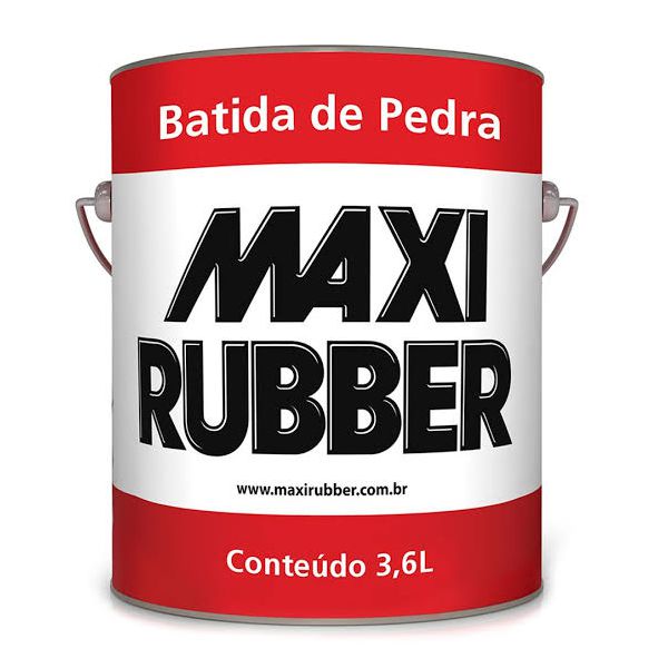 Batida De Pedra Preto 3,6 l - Maxi Rubber