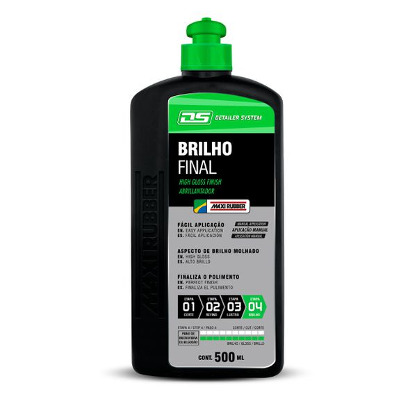 Brilho Final 500ml - Maxi Rubber