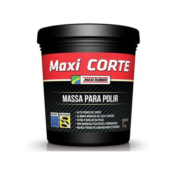 Massa Para Polir Base D'água Maxi Corte - Maxi Rubber