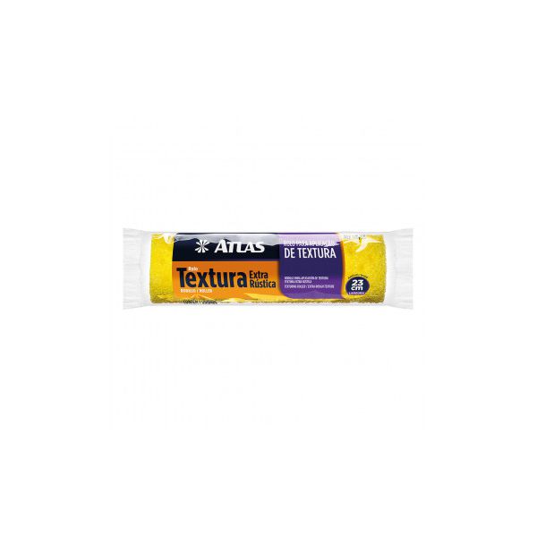 Rolo Textura Extra Rústica 110/55 23cm - Atlas