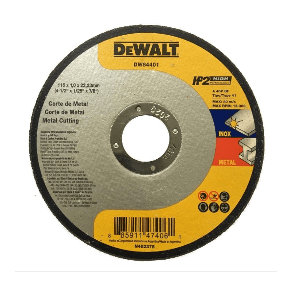 Disco De Corte Inox Hp2 - Dewalt