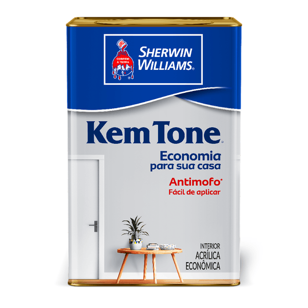 Kemtone Tinta Acrilíca 18l - Sherwin-williams