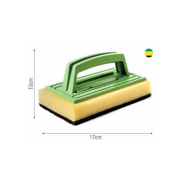 Esponja Limpa Tudo Limpeza Média Verde Maza