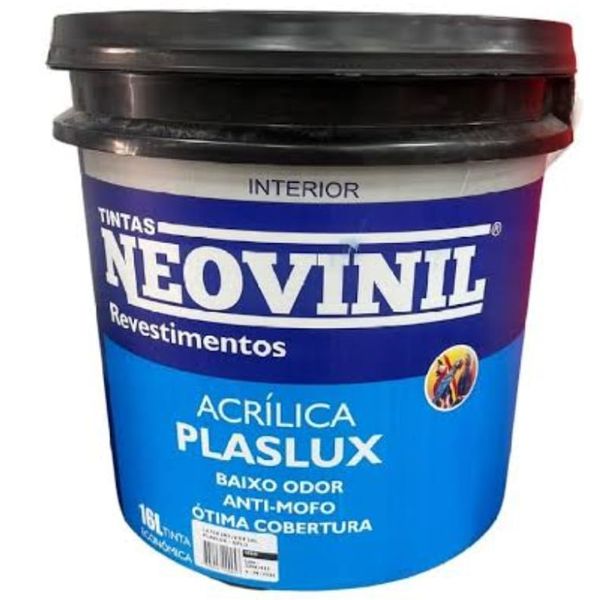 Tinta Latex Int/ext Plaslux Neovinil 16l