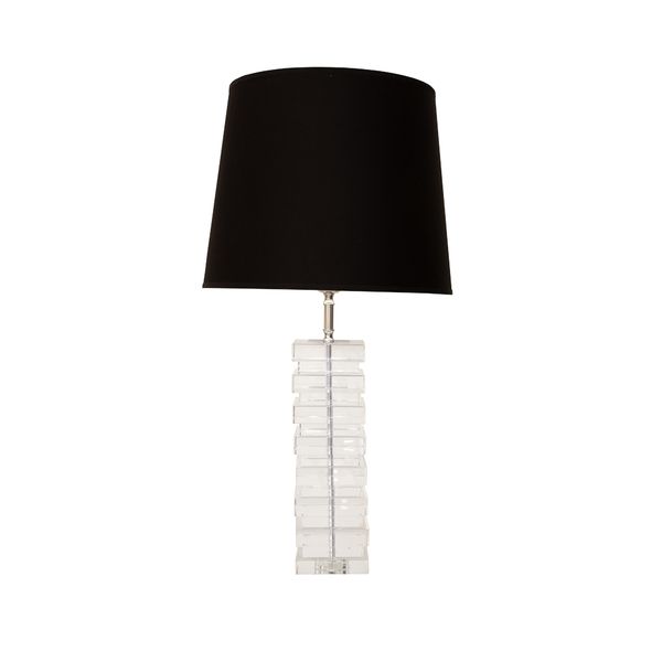 Abajur Classic Cromado / Transparente 1xe27 Bulbo Max 40w (somente Base)