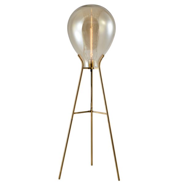 Coluna Caju Bronze Conhaque 1xe27 Bulbo Max 40w