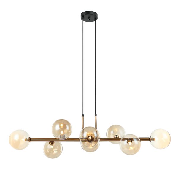 Pendente Abaporu Bronze / Champanhe 8xg9 Max 25w
