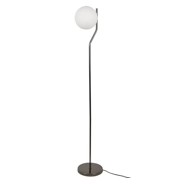 Coluna Viva Cromo Negro / Branco 1xe27 Bolinha Max 5w