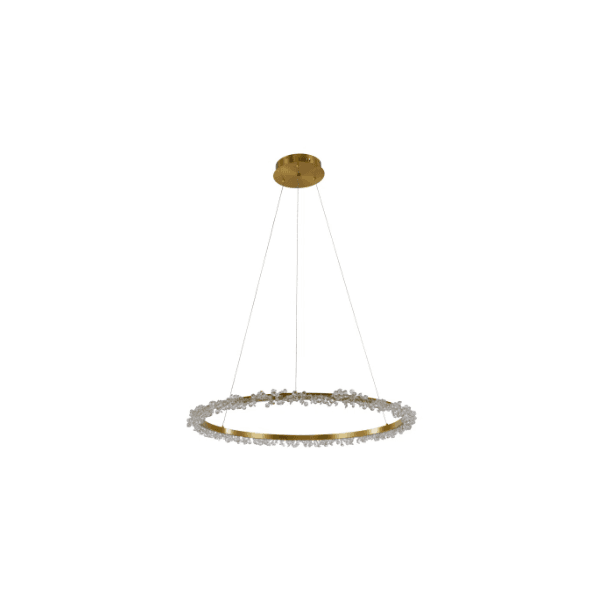 Pendente Aster Dourado 1xled 37w