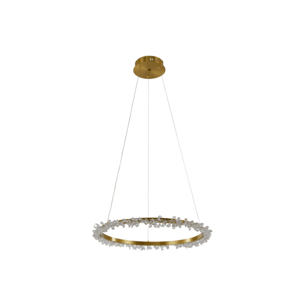 Pendente Aster Dourado 1xled 28w