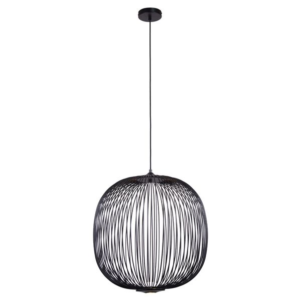 Pendente Aral Preto 2xled 4w