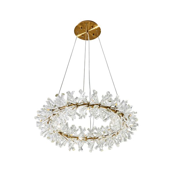 Pendente Flora Dourado / Transparente 18xg4 Bipino Max 3w