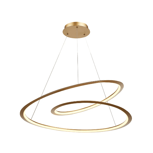 Pendente Infini Dourado 1xled 61w