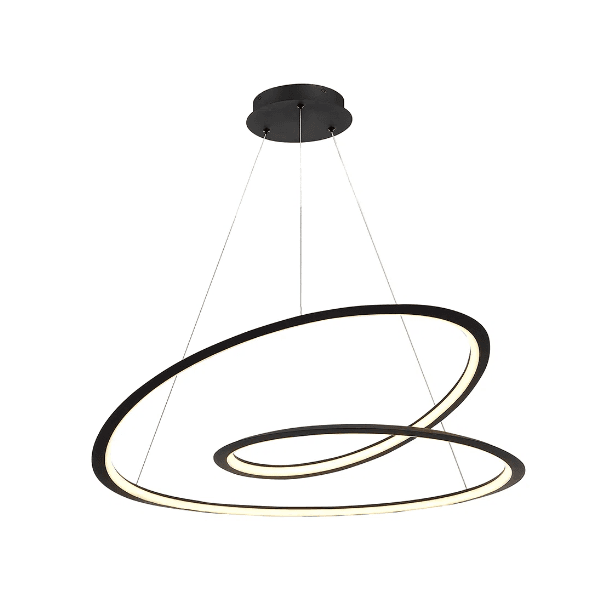 Pendente Infini Preto 1xled 61w