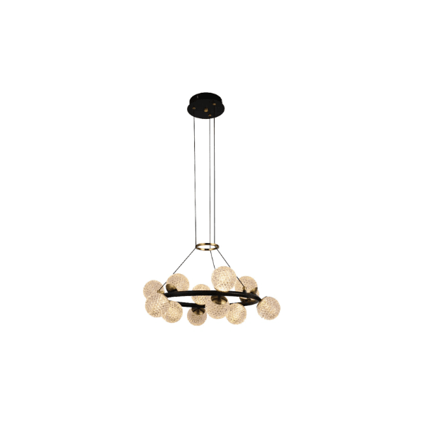 Pendente Spirit Dourado / Preto 12xled 3w