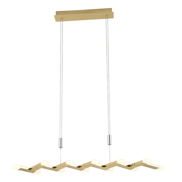 Pendente Sarau Dourado 12xled 2w