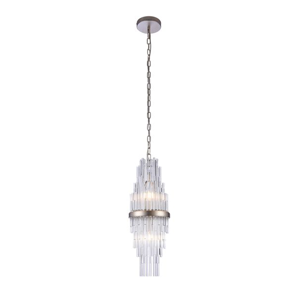 Pendente Sansa Dourado / Transparente 2xe14 Vela Max 40w