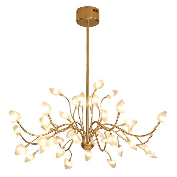 Pendente Tsuki Bronze / Transparente 40xled 1,5w