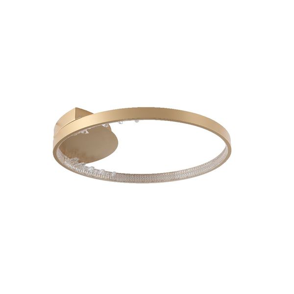 Plafon Milenium Dourado 1xled 24w