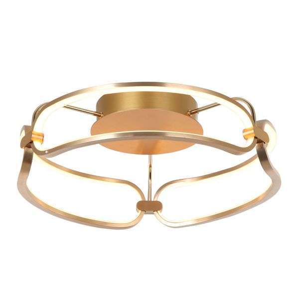 Plafon Lúmina Dourado 1xled 35w