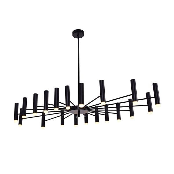 Pendente Vinte Preto / Branco 20xled 3w