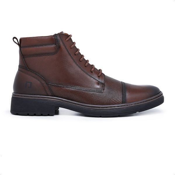 Bota Pipper Airmove Jackson Boots em Couro Napa Soft Café