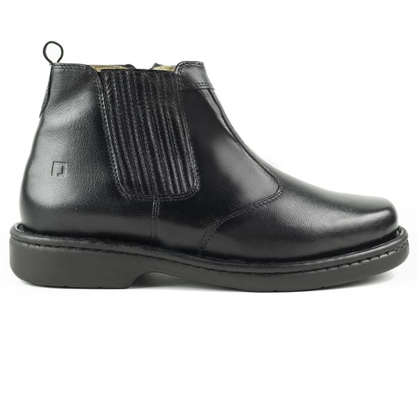 Bota Pipper Antitensor Handmade em Couro Mestiço Preto