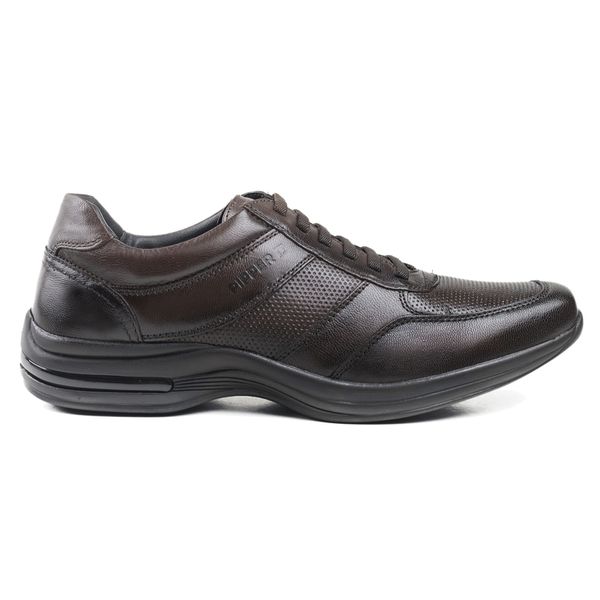 Sapato Social Pipper Airmove em Couro Pelica Capuccino