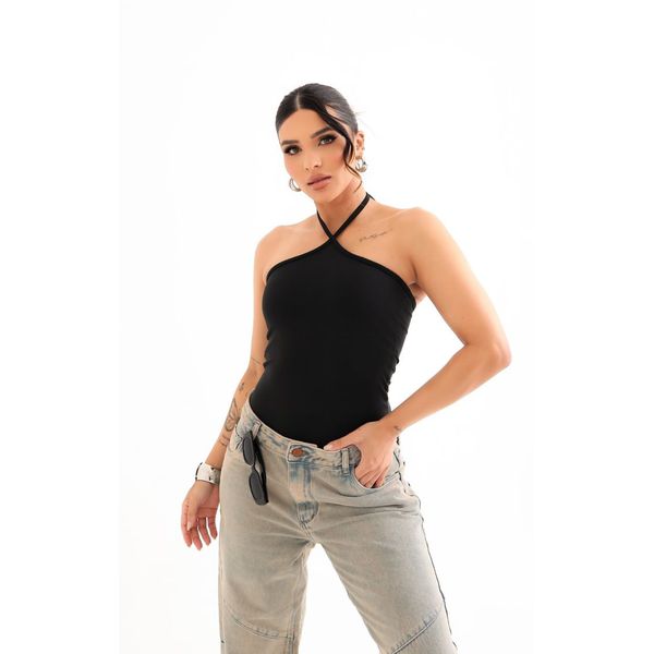 Blusa Frente Única Preta