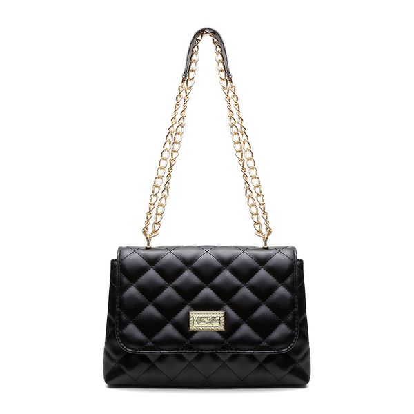 Bolsa Transversal Matelassê Paty Preta