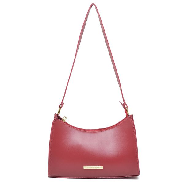 Bolsa Baguete Lisa Vinho