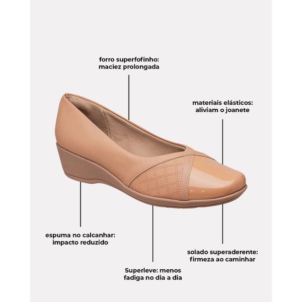 Sapato para Joanete Lírio Fendi Pé Relax Calçados Confortáveis