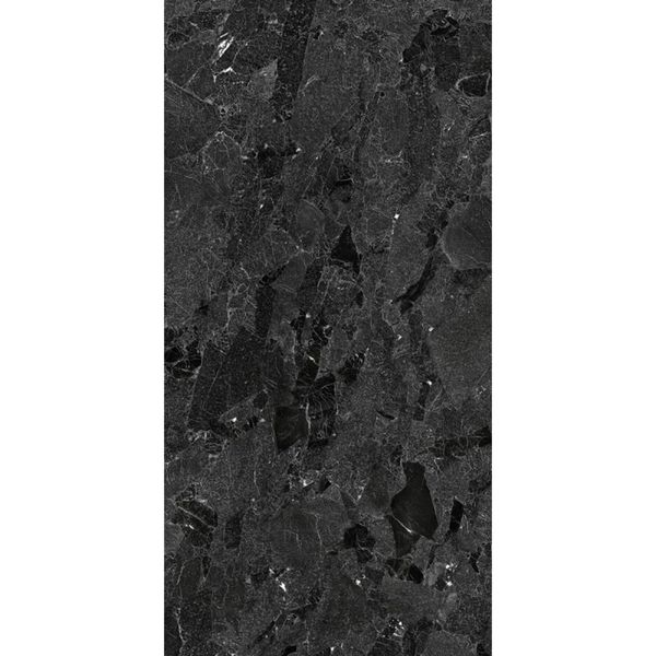 Porcelanato Geodo Negro Polido 62x121 Damme