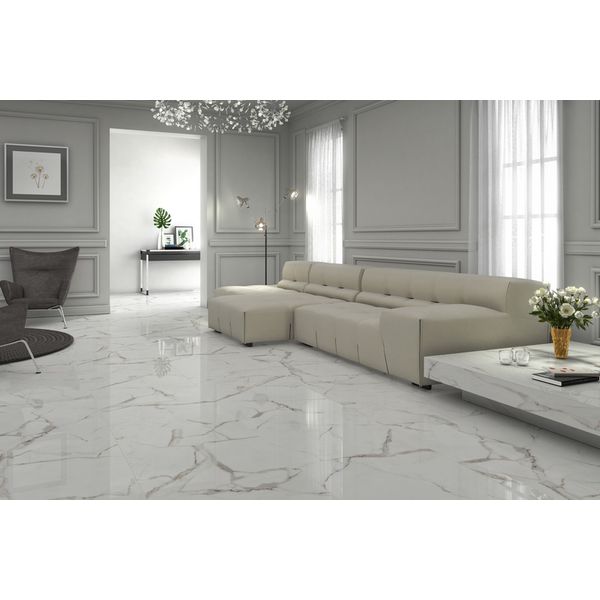 Porcelanato Calacata Polido Retificado 82x82 Damme