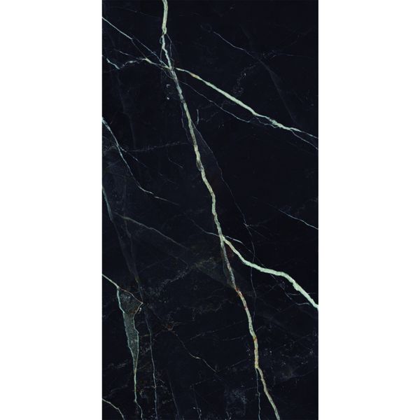 Porcelanato Nero Levanto Acetinado 62x121 Damme 
